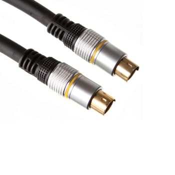 Cabo S-VHS Profissional Macho/Macho 1,5m