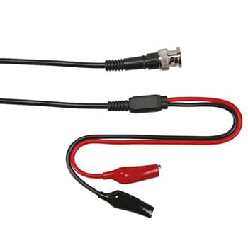 Cabo Coaxial BNC Macho + 2 Pinças Crocodilo