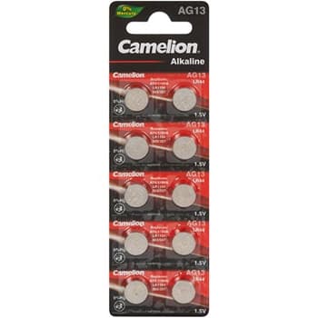 Pilhas 1.5V-125mAh LR44 10un