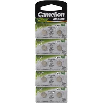 Pilhas LR726 AG2 1.5V 25mAh Relógios 10un