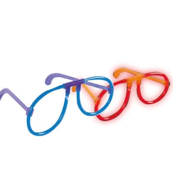 Óculos Luminescentes 5mm x 20cm Azul