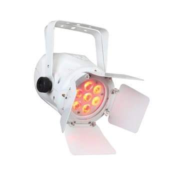 PAR LED RGBW 7x10W Mini Barndoor Branco