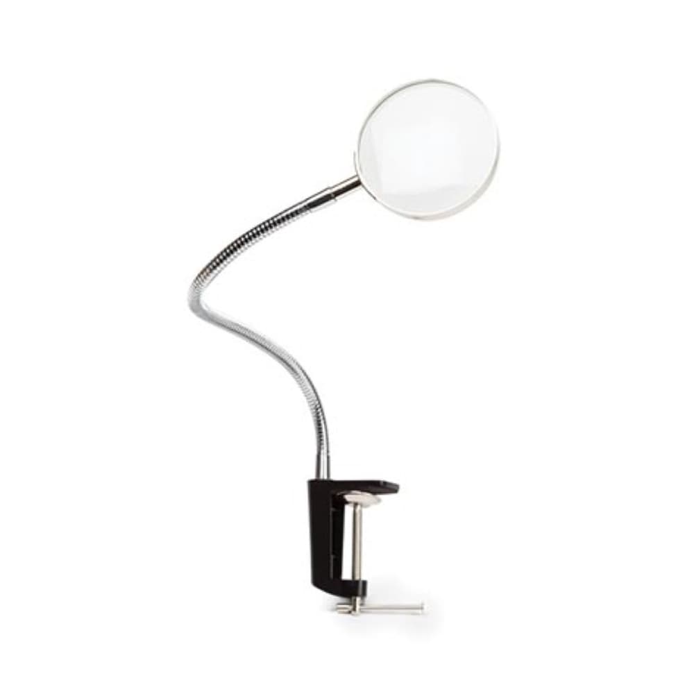 Lupa Flexível c/ Suporte Bancada x1,75