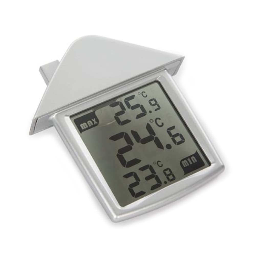 Termómetro Digital de Janela Interior/Exterior Transparente