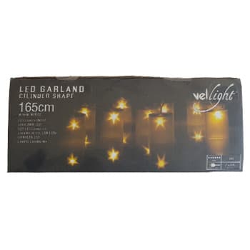 Grinalda LED com Holograma Cilíndrico