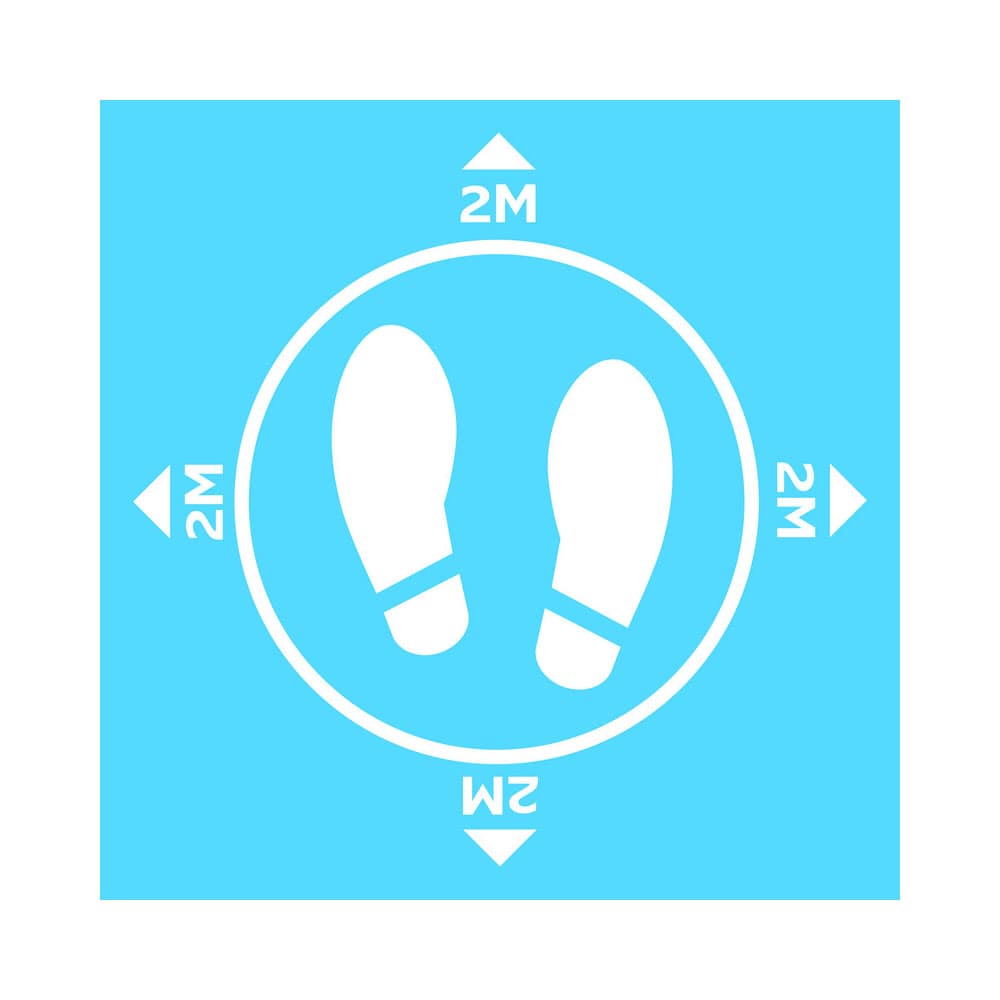 Sinalética Chão GraphiX Adesivo Removível 320x450mm 50Fls