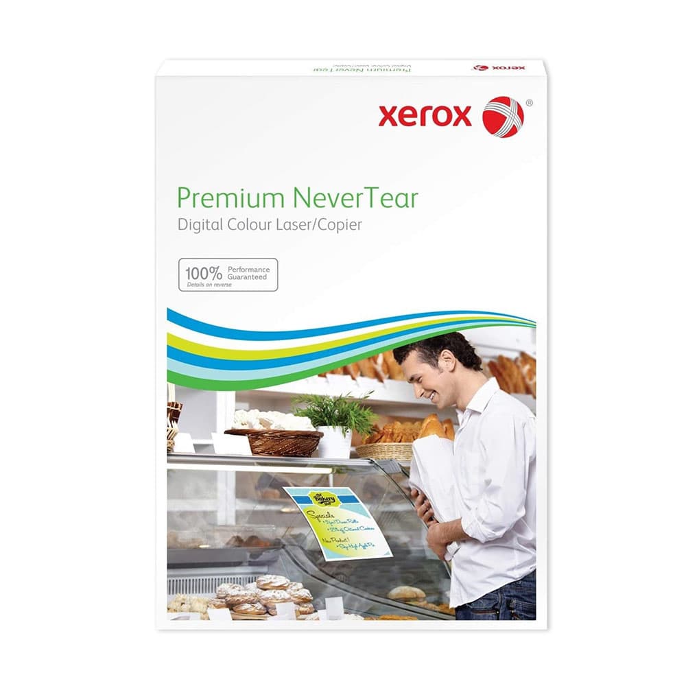 Vinil Adesivo 210x297mm Xerox NeverTear Branco 50Fls