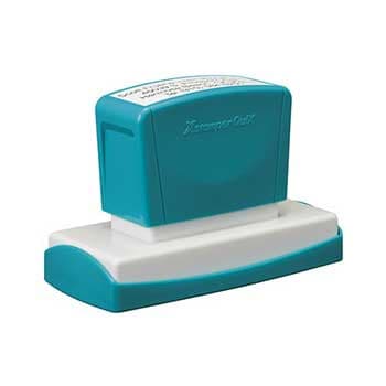 Carimbo 28x78mm Preto Xstamper Quix Q24B 1un