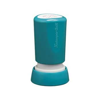 Carimbo Redondo 14mm Preto Xstamper Quix 32B 1un