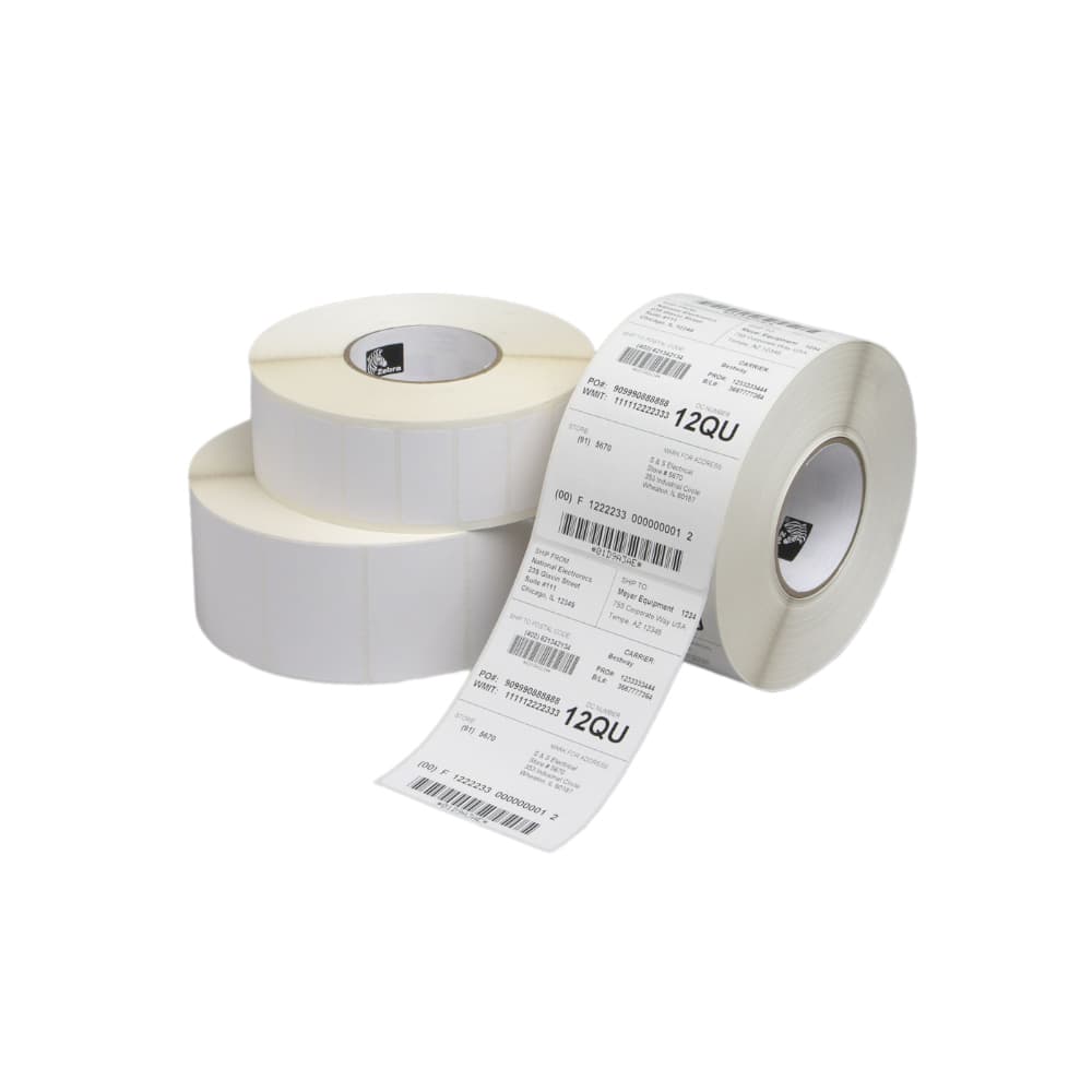 Etiquetas 102x64 D76mm 1000D Térmicas ZEBRA 4 Rolos