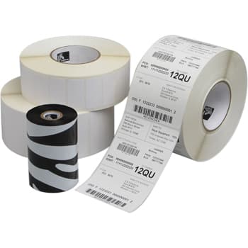 Etiquetas 148x210 D76mm 1000T Papel Mate ZEBRA 4 Rolos