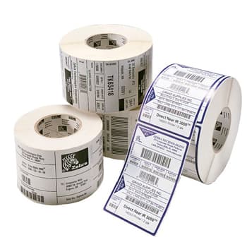 Etiquetas 102x38 D25mm 2000D Térmicas Premium ZEBRA 12 Rolos