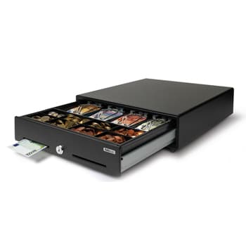 Gaveta POS Metalica 2 Ranhuras Frontais 4N/8M RJ11 - D1